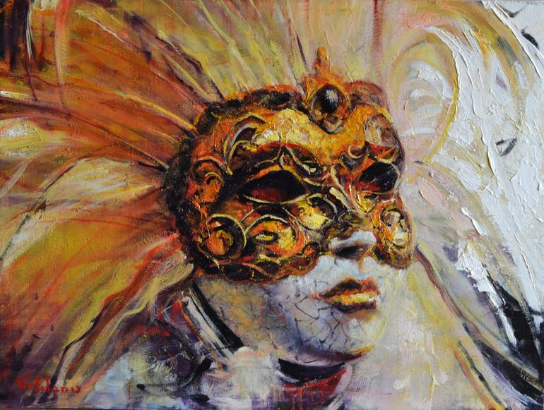 Saatchi Art The Mask Painting by Marco Ortolan