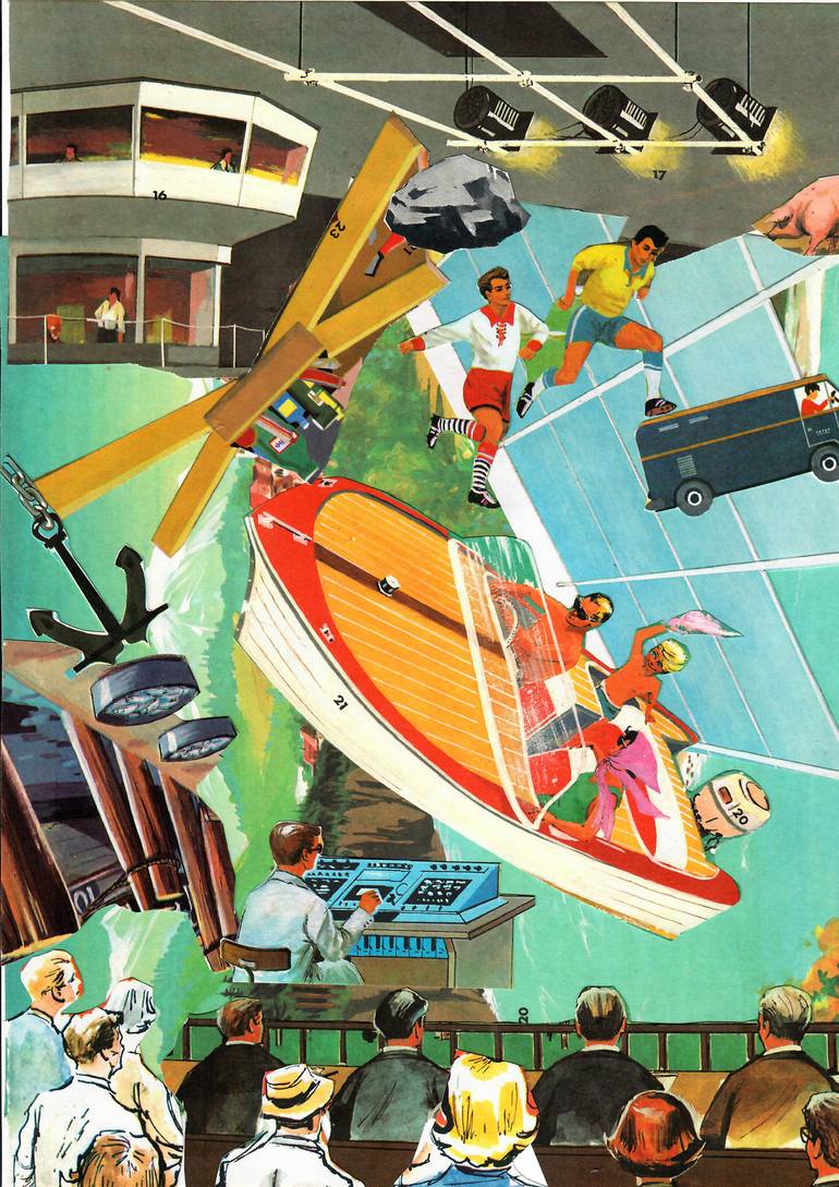 Risultati immagini per Saatchi Art: Heroic Future Collage by Thomas Nagel