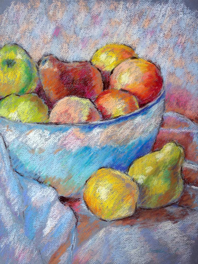 Bowl of fruit Drawing by Steven Nagy | Saatchi Art