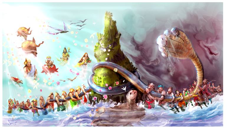 Image result for SAMUDRA MANTHAN