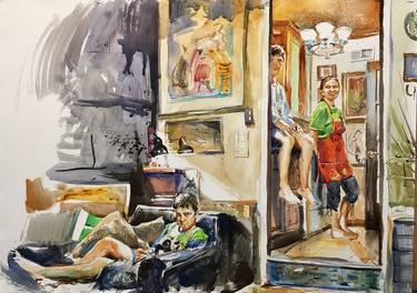 Image result for laundry-day paintings