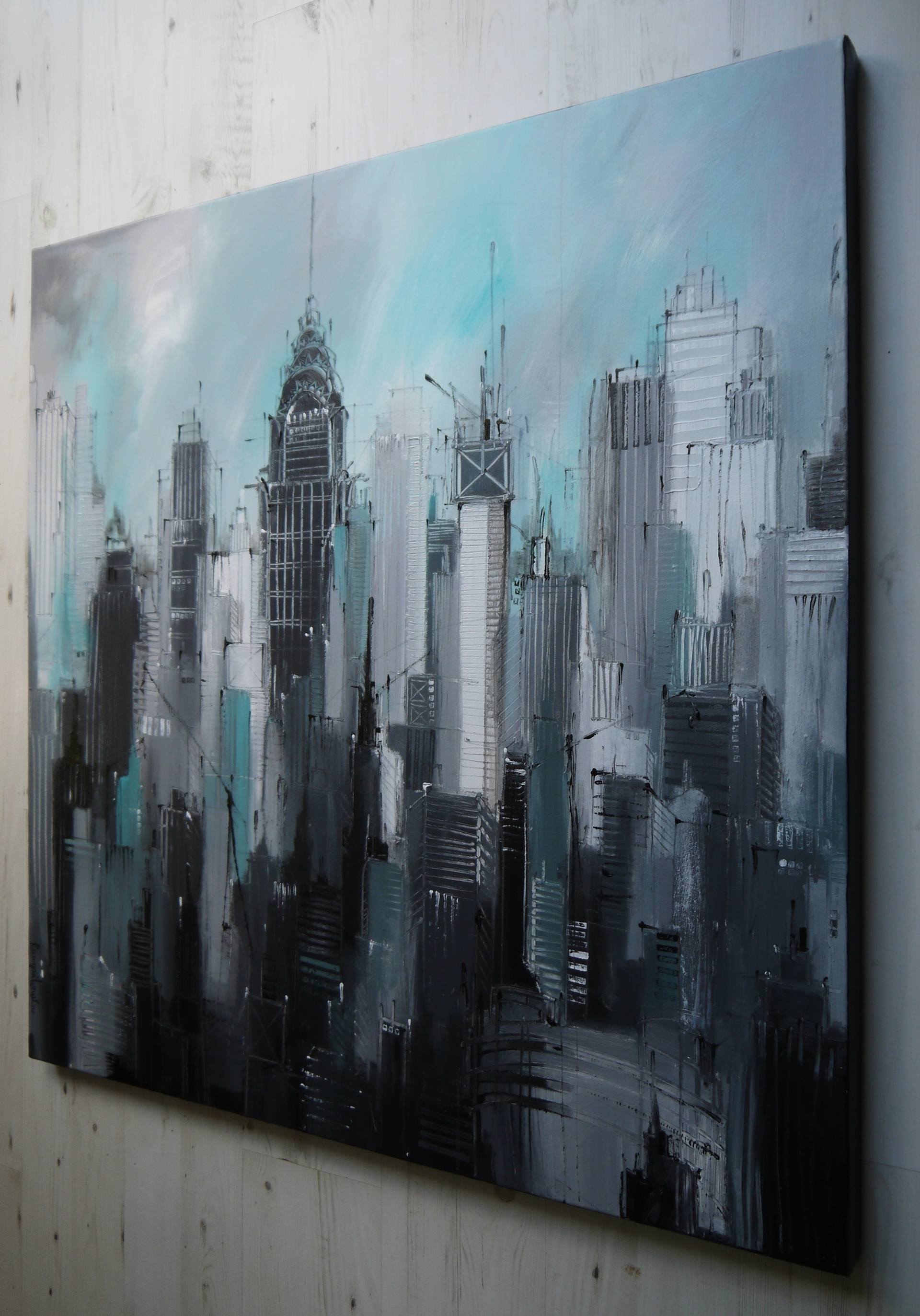 5 border inch New York by Cityscape Irina Painting Rumyantseva Manhattan