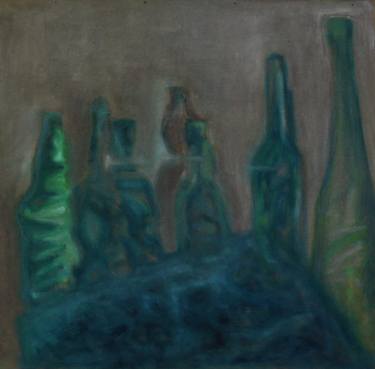 Image result for empty beer bottles paintings