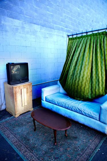 Saatchi Art Artist Peter Rodger; Photography, “Green Curtain - Singend Limited Edition of 50” #art
