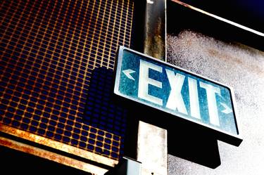 Saatchi Art Artist Peter Rodger; Photography, “Exit Sign - Signed Limited Edition of 50” #art