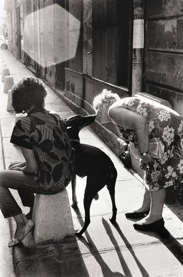 Saatchi Art Artist Peter Rodger; Photography, “Woman Kissing Dog, Paris - Signed Limited Edition of 50” #art