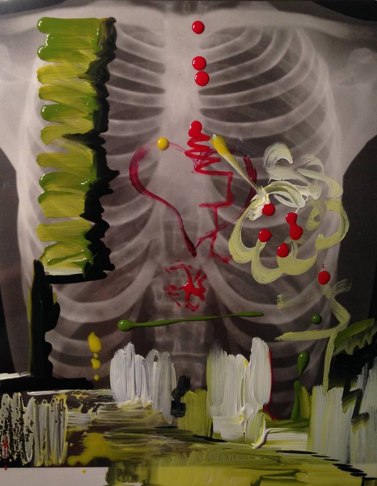 Saatchi Art XRay 2 Painting by melanie prapopoulos