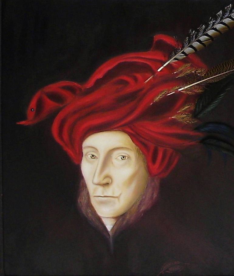 man in a red turban
