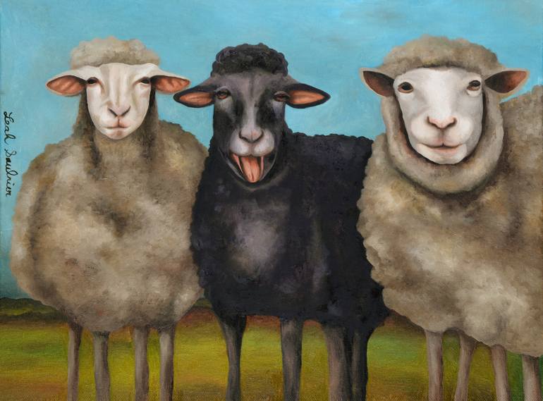 Risultati immagini per black sheep saatchi art