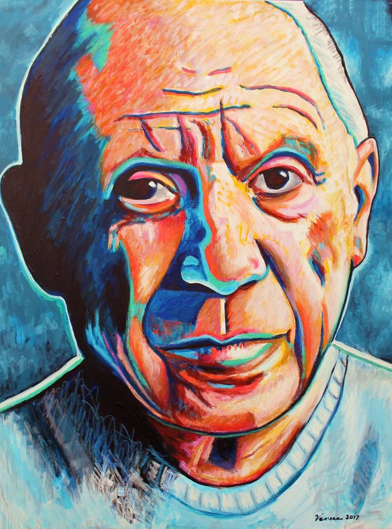 Portrait of Pablo Picasso Painting by Venus Artist ...