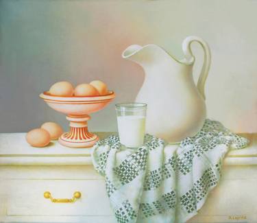 Hasil gambar untuk Still Life with Jug and Drapery