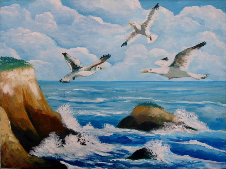 Î‘Ï€Î¿Ï„Î­Î»ÎµÏƒÎ¼Î± ÎµÎ¹ÎºÏŒÎ½Î±Ï‚ Î³Î¹Î± seagulls painting