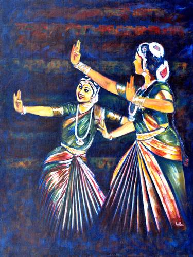 indian folk dance paintings